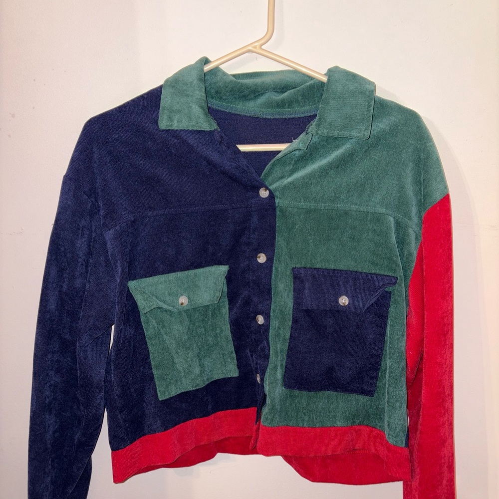 ROMWE Multicolor Button-Up Shirt - Picture 2 of 4